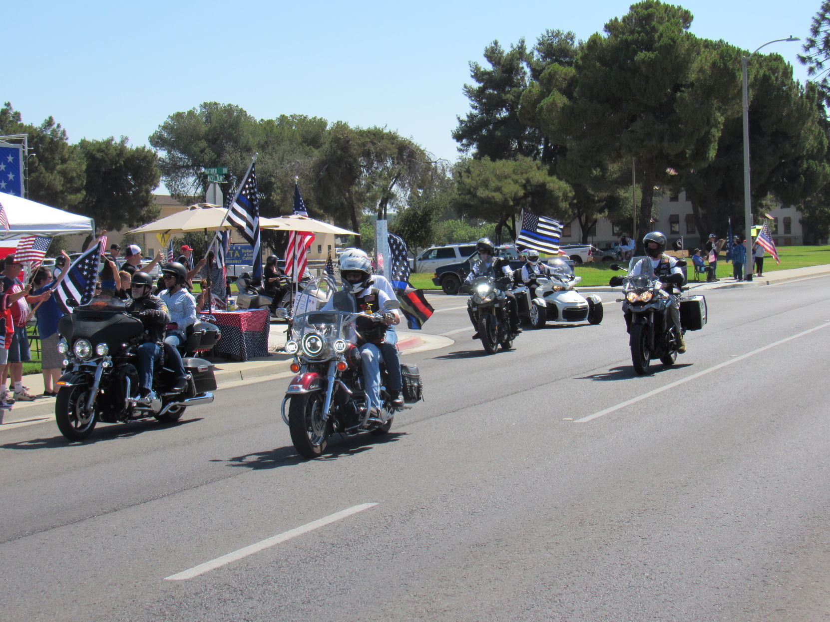 Back the Blue Rally